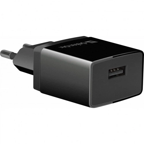 Зарядний пристрій Defender EPA-10 83572 1xUSB 2.1А/5В чорний - зображення 2