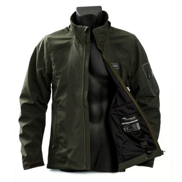 Тактична вітрівка куртка Magnum Tactical Soft shell WP M Олива - зображення 1