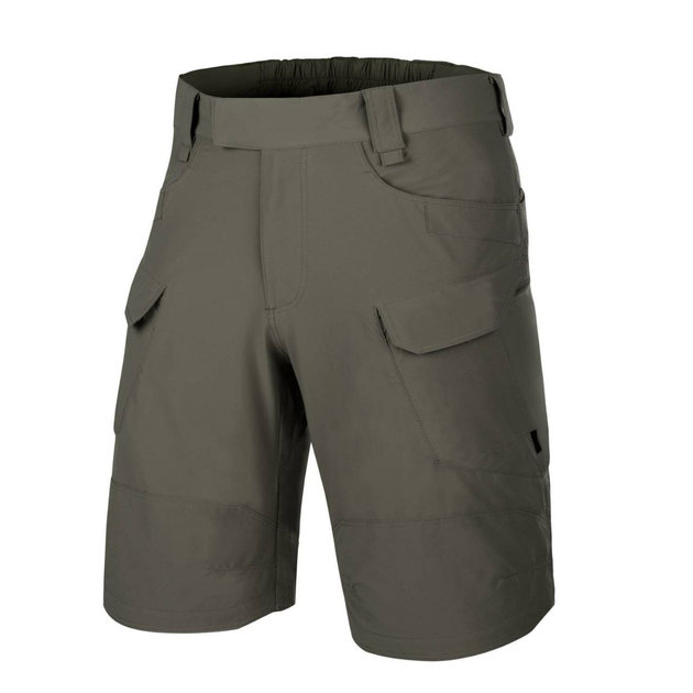 Шорты тактические мужские OTS (Outdoor tactical shorts) 11"® - VersaStretch® Lite Helikon-Tex Taiga green (Зеленая тайга) L/Regular - изображение 1