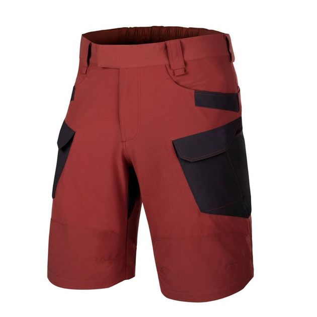 Шорти тактичні чоловічі OTS (Outdoor tactical shorts) 11"® - VersaStretch® Lite Helikon-Tex Crimson sky/Black (Червоно-чорний) XXXXL/Regular - зображення 1