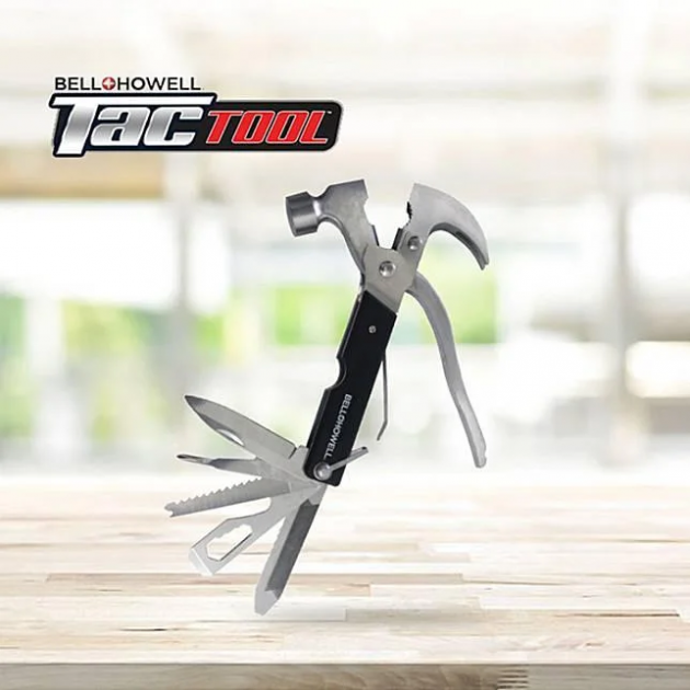 Мультитул компактный складной с молотком Tactool 18 в 1 Black (TC09821) - Фото 7 Мультитул компактный складной с молотком Tactool 18 в 1 Black (TC09821) - изображение 7