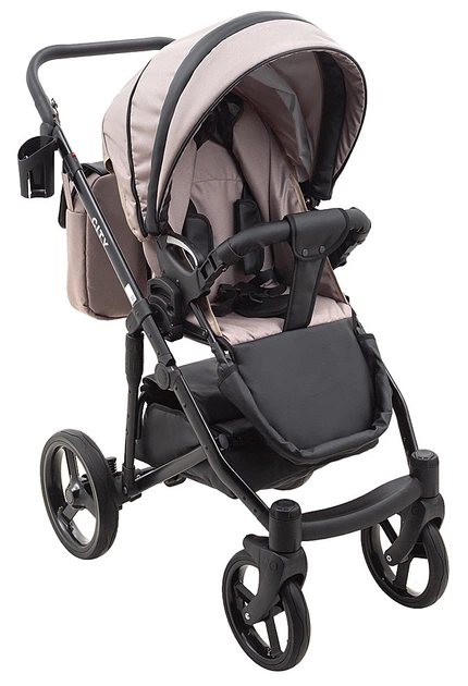 Коляска 2 в 1 Bair City Soft 455 капучино / чорний - зображення 7