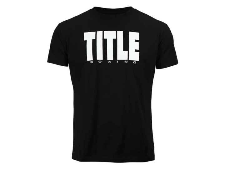 Футболка TITLE Boxing Iconic Block Tee L чорний/білий (5458) - Фото 1 Футболка TITLE Boxing Iconic Block Tee L чорний/білий (5458) - зображення 1