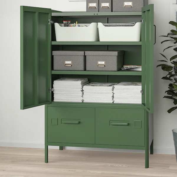 Висока шафа з шухлядою та дверцятами IDASEN IKEA 904.963.98 - Фото 3 Висока шафа з шухлядою та дверцятами IDASEN IKEA 904.963.98 - зображення 3