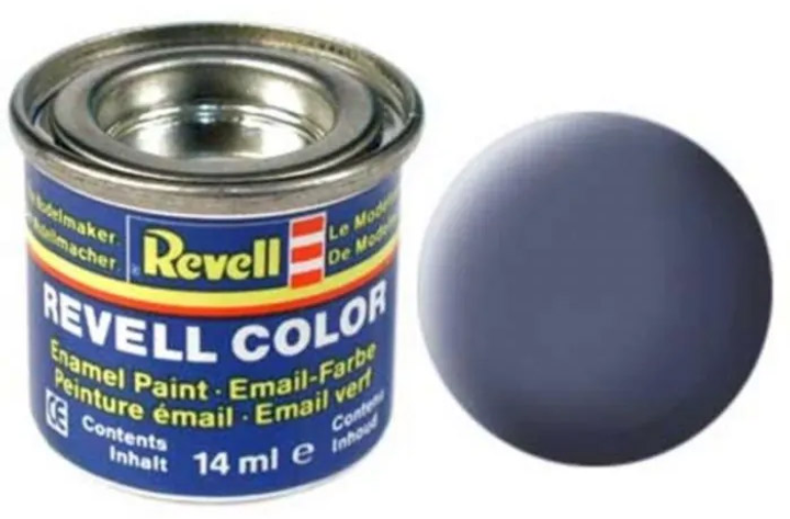 Фарба сіра матова grey mat 14ml Revell (32157) - зображення 1