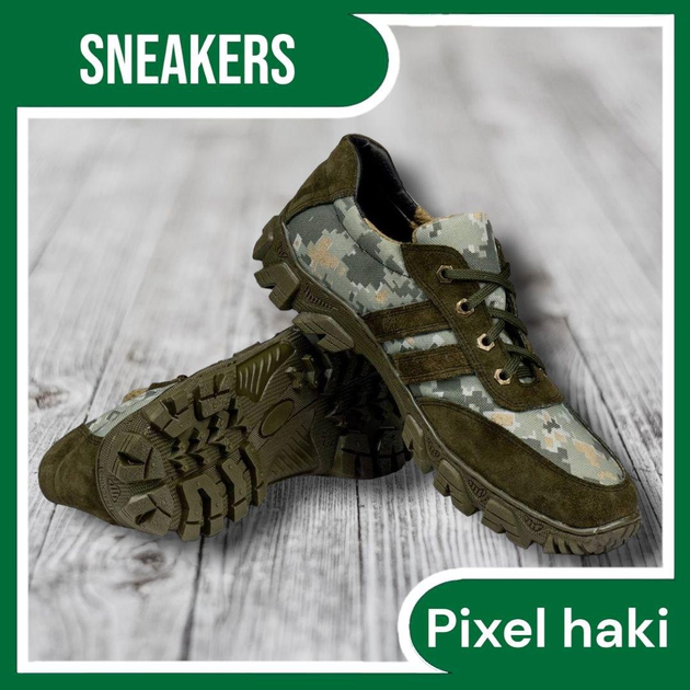 Тактичні літні військові кросівки Pixel Хакі 41 - зображення 2