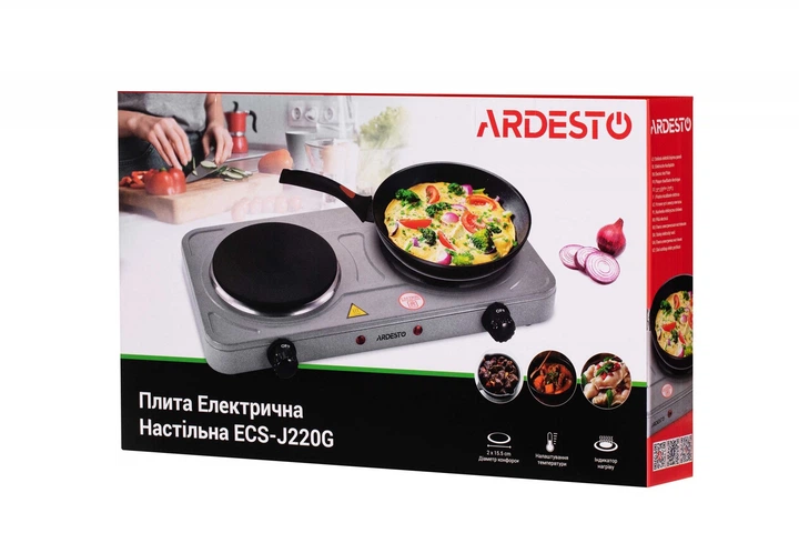 Настольная электроплитка Ardesto ECS-J220G - изображение 6