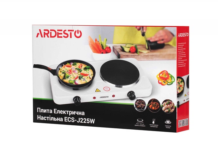 Настольная электроплитка Ardesto ECS-J225W - изображение 7