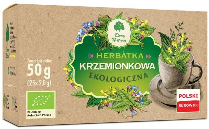 Чай восполняющий недостаток кремния Dary Natury Herbatka Krzemionkowa 25 x 2 г (DN891) - изображение 1