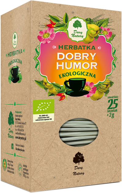 Чай успокаивающий Dary Natury Herbatka Dobry Humor 25 x 2 г (DN620) - изображение 1