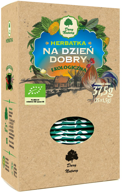 Чай заспокійливий Dary Natury Herbatka Na dzień dobry 25 x 1.5 г (DN8177) - зображення 1
