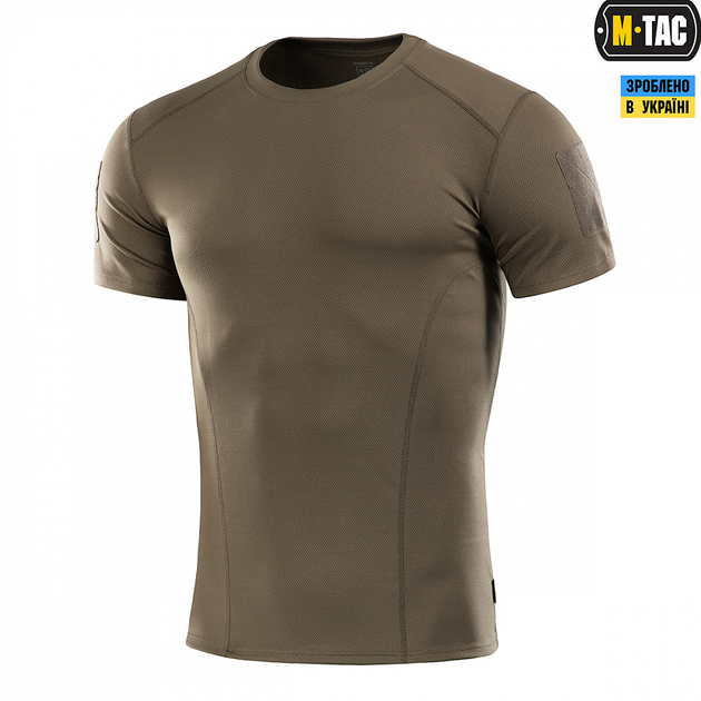 M-Tac футболка потоотводящая Athletic Velcro Olive L - изображение 1