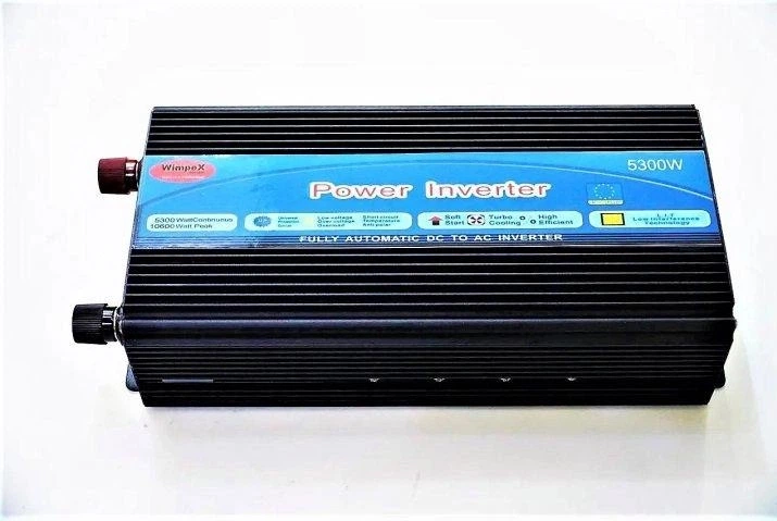Перетворювач напруги Power Inverter 24V 220V на два акумулятора WX-5300W - зображення 2