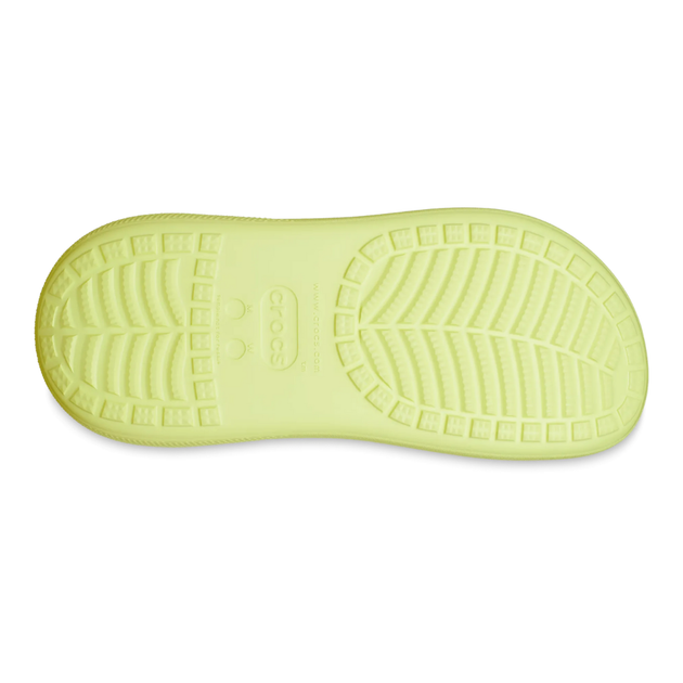 Сабо на высокой платформе Crocs Classic Crush Clog 37 р 23.2-24 см Желтые 207521-M5/W7 Sulphur - Фото 4 Сабо на высокой платформе Crocs Classic Crush Clog 37 р 23.2-24 см Желтые 207521-M5/W7 Sulphur - изображение 4