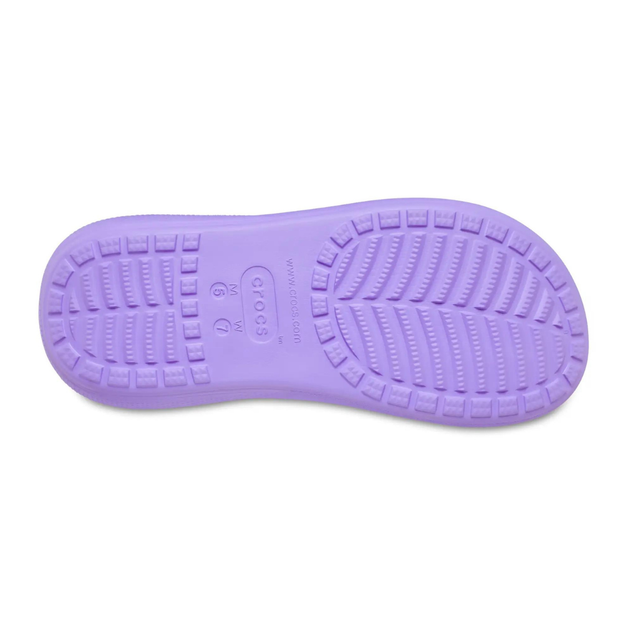 Сандалі на високій платформі Crocs Classic Crush Sandal 36 р 22.5-23 см Фіолетові 207670-M4/W6 Violet - Фото 4 Сандалі на високій платформі Crocs Classic Crush Sandal 36 р 22.5-23 см Фіолетові 207670-M4/W6 Violet - зображення 4
