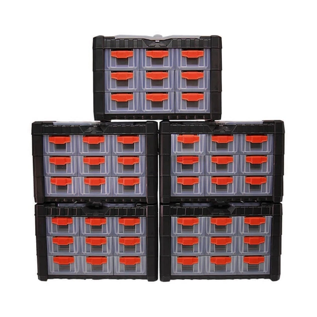 Ящик для інструментів на 9 органайзерів Kistenberg Multicase Cargo KMC303 - Фото 5 Ящик для інструментів на 9 органайзерів Kistenberg Multicase Cargo KMC303 - зображення 5