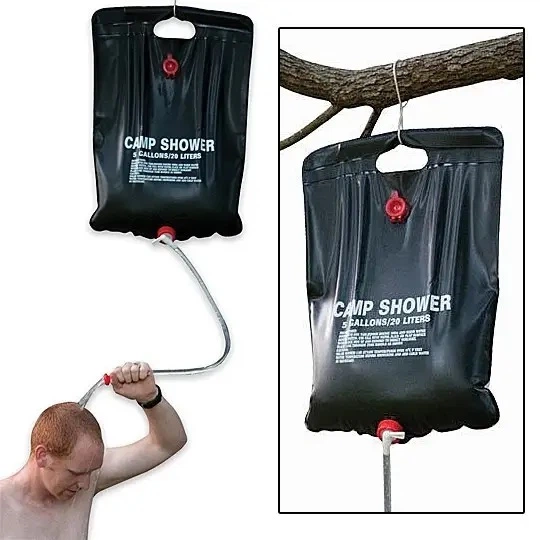 Душ туристический портативный переносной для дачи и кемпинга Camp Shower 20л с лейкой - изображение 4