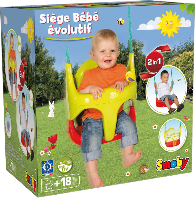 Huśtawka na linkach Smoby 200 cm (SM-310194) - obraz 2