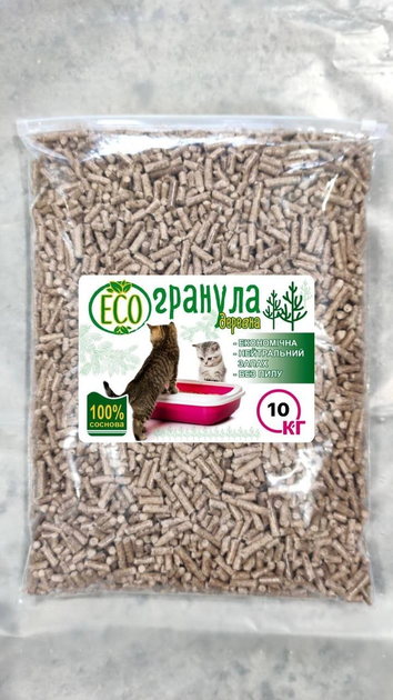 Наполнитель для кошачьего туалета Eco, древесный, 10 кг от продавца ...