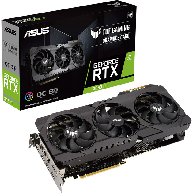 Видеокарта ASUS TUF Gaming RTX 3060 Ti OC Edition 8G GDDR6X (TUF ...