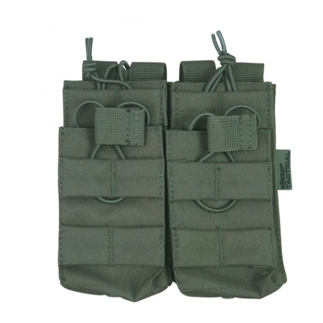 Подсумок под магазины АК Kombat UK Double DUO Mag Pouch Оливковый (1000-kb-ddmp-olgr) - изображение 2