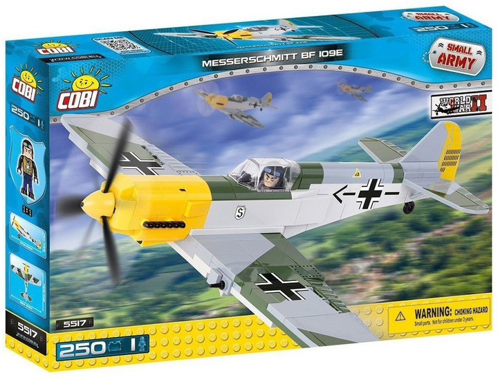 Конструктор Cobi Друга Світова Війна Літак Мессершмітт Bf-109E (COBI-5517) (5902251055172) - зображення 1