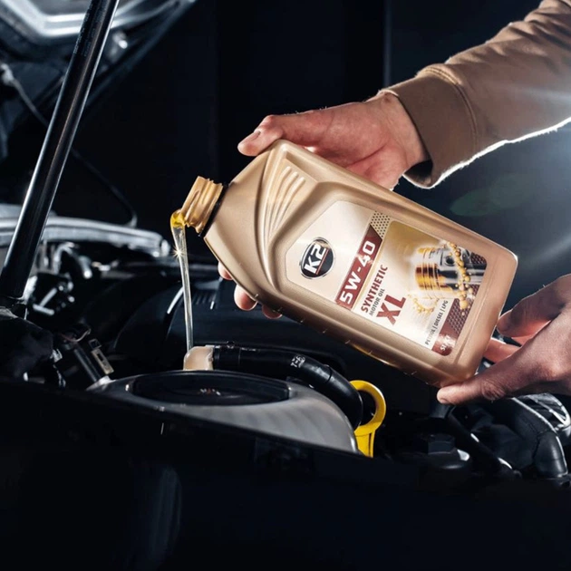 Моторное масло K2 Synthetic Motor Oil SL/CF/CF-4 XL 5W-40 1 л (GPL-K20960) - изображение 3
