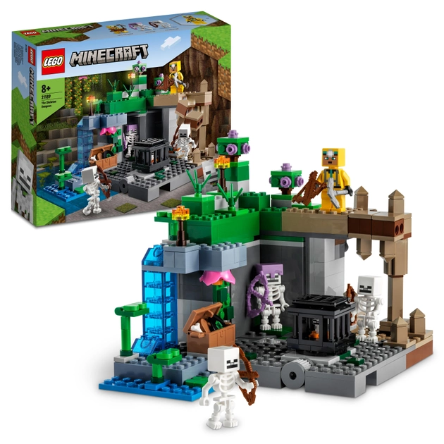 Zestaw klocków LEGO Minecraft Loch szkieletów 364 elementy (21189) - obraz 2