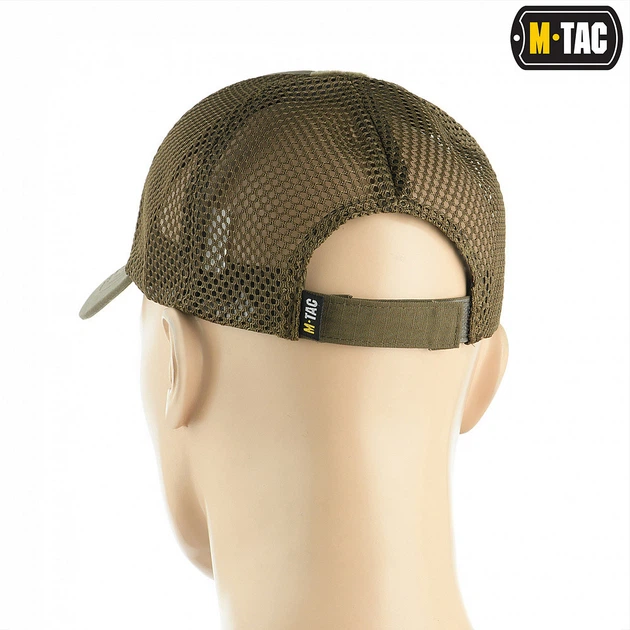 Бейсболка з липучкою та сіткою Flex Rip-Stop Army Dark Olive S/M - Фото 4 Бейсболка з липучкою та сіткою Flex Rip-Stop Army Dark Olive S/M - зображення 4