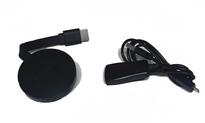 Бездротова медіаприставка Wi-Fi Google TV Chromecast 4K B002 / Чорний - Фото 2 Бездротова медіаприставка Wi-Fi Google TV Chromecast 4K B002 / Чорний - зображення 2