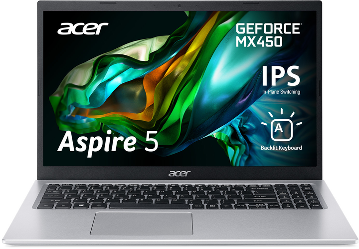 Ноутбук Acer Aspire 5 A515-56G-51Q5 (NX.AT2EU.00M) Pure Silver / Intel ...