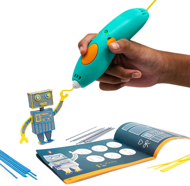3D-ручка 3Doodler Start Plus для дитячої творчості базовий набір Креатив 72 стрижні (SPLUS) - зображення 4
