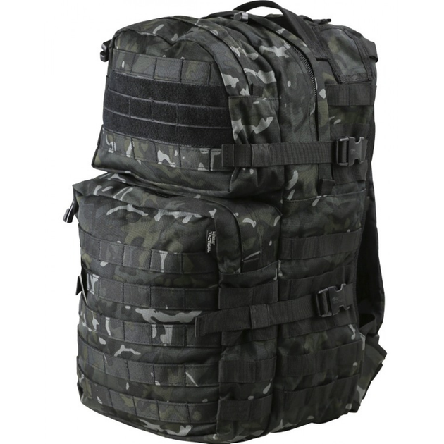 Рюкзак тактический Kombat UK Medium Assault Pack (40 л) черный мультикам - изображение 1