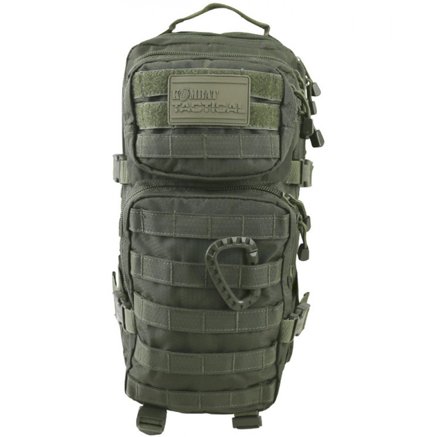 Рюкзак Kombat UK Hex-Stop Small Molle Assault Pack (28 л) олива - зображення 2