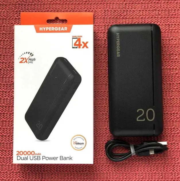 Внешний аккумулятор Повербанк Hypergear Dual 20000 mAh 2.1A - изображение 2