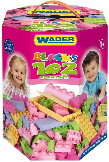 Конструктор Wader 102 елементи для дівчаток (41291) - зображення 1