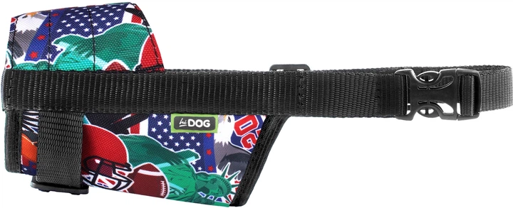 Намордник Hi Dog из нейлона регулируемый №3 25-34 см USA (2100102617019) - изображение 2