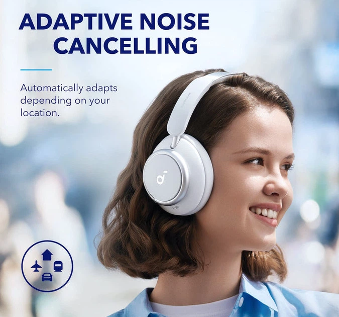 Навушники Anker SoundCore Space Q45 White купити в інтернет