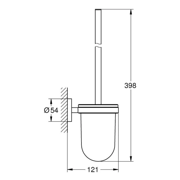 Ёршик для унитаза Grohe Essentials 40374001 (4005176326400) - изображение 2