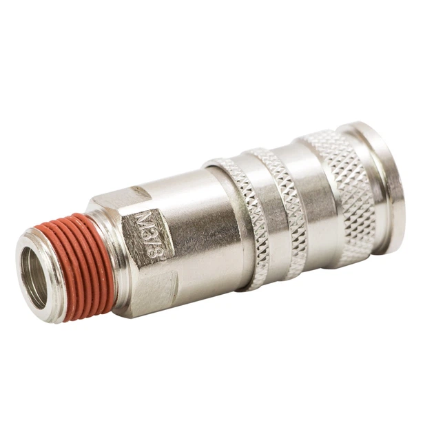 Фитинг Sigma 3/8" с автоматическим клапаном, усиленный, никелированный - изображение 7