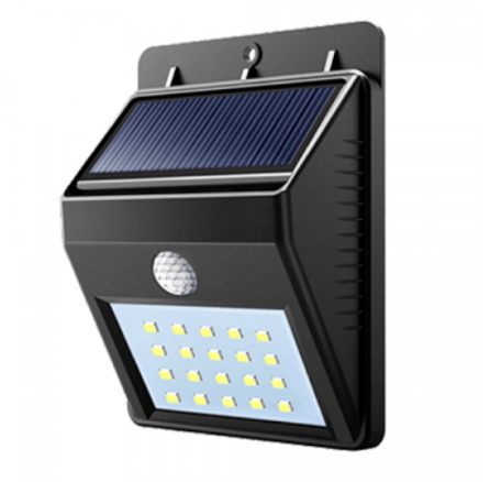 Светильник на солнечной батарее 20 LED наружного освещения Solar Motion с датчиком движения - изображение 2