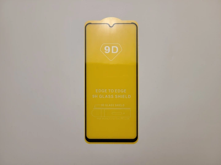 Защитное стекло Glass 9D Full Glue для Xiaomi Redmi 12C черный - изображение 3