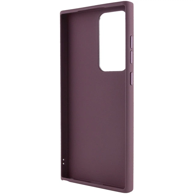 Чехол TPU Bonbon Metal Style для Samsung Galaxy S24 Ultra (Самсунг галакси S24 ультра ) Бордовый / Plum - Фото 2 Чехол TPU Bonbon Metal Style для Samsung Galaxy S24 Ultra (Самсунг галакси S24 ультра ) Бордовый / Plum - изображение 2