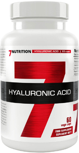 Гіалуронова кислота 7Nutrition Hyaluronic Acid 60 капсул (5901597314653) - зображення 1