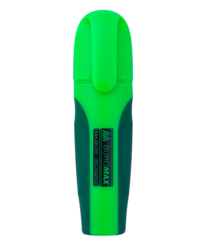 Маркер текстовий Buromax Neon з гумовими вставками 2-4 мм Зелений (ВМ.8904-04) - Фото 1 Маркер текстовий Buromax Neon з гумовими вставками 2-4 мм Зелений (ВМ.8904-04) - изображение 1