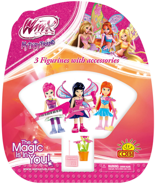 Klocki konstrukcyjne Cobi Figurki Winx 3 szt. w blistrze (COBI-25003) - obraz 1