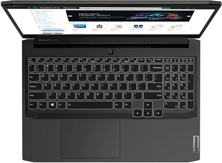 Ноутбук Lenovo IdeaPad Gaming 3 15IHU6 (82K10190RA) Shadow Black