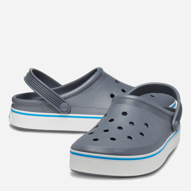 Чоловічі крокси Crocs Crocband Clean Off Court Clog 208371-025 45-46 (M11) 29 см Сірі (1962652271674) - зображення 3