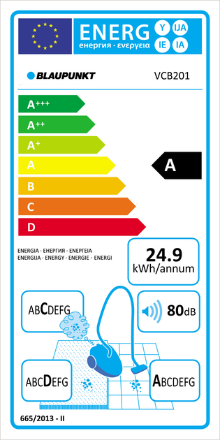 Пилосос для сухого прибирання Blaupunkt VCB201 - зображення 13