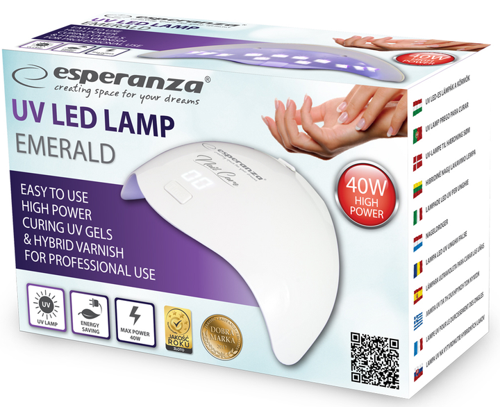 ESPERANZA Lampa UV LED EBN008 do utwardzania - obraz 3